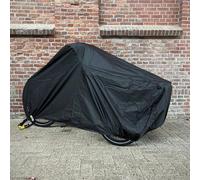Funda de protección para bicicleta DS Covers Cargo con capota de lluvia negra (