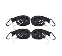 Funda De Protección para Coche 2 Fundas Universales Banda Fija 440 Cm Elásticas Exteriores Resistentes Al Viento Longitud Ajustable Cuerda Cubrir El contra Vientos Fuertes(4 pcs)