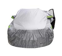 Funda De Protección para Coche Funda Universal SUV/Sedán Impermeable Exteriores Protección Solar contra La Lluvia Nieve Y Los Rayos UV Color Plateado Tallas S-XXL(M-4.50X1.75X1.50M)