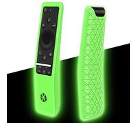 Funda de Protectora Compatible con Mando Samsung BN59-01312A BN59-01259B BN59-01274A Antideslizante Funda de Silicona para Mando TV Samsung (Glow Green)