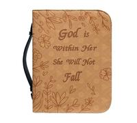 Funda de PU - Funda de Biblia, bolsa de libros con asa | funda tipo bolsa de transporte para facilitar su transporte Bolsa de almacenamiento de libros