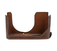Funda de PU para cámara, funda de PU para Leica ligera para cámara Leica Q2 (café)