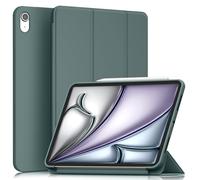Funda de PU para iPad Air 11 Pulgadas 7th/6th Generation (M3/M2) 2025/2024, para iPad Air 5th/4th 2022/2020,[Auto Sleep/Wake],Soporte delgado Hard Back Shell Protective Case para iPad Air 7/6/5/4