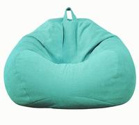 Funda de puf ultra suave para adultos (sin relleno), funda de sofá de felpa para almacenamiento acogedor para dormitorio, sala de estar, jardín, 100 x 120 cm, perfecta para relajarse