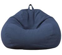 Funda de puf ultra suave para adultos (sin relleno), funda de sofá de felpa para dormitorio y sala de estar, decoración de jardín, 100 x 120 cm