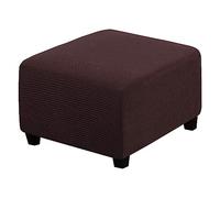 Funda de Puff Cuadrado 50x50/60x60/80x80 Elástica Otomana Funda para Taburete Plegable Suave Cubierta del Pedal con Parte Inferior Protector De Muebles para Taburete Otomano ( Color : #13 , Size : 90x