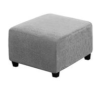 Funda de Puff Cuadrado 50x50/60x60/80x80 Elástica Otomana Funda para Taburete Plegable Suave Cubierta del Pedal con Parte Inferior Protector De Muebles para Taburete Otomano ( Color : #10 , Size : 60x