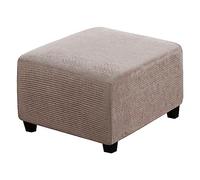 Funda de Puff Cuadrado 50x50/60x60/80x80 Elástica Otomana Funda para Taburete Plegable Suave Cubierta del Pedal con Parte Inferior Protector De Muebles para Taburete Otomano ( Color : #3 , Size : 80x8
