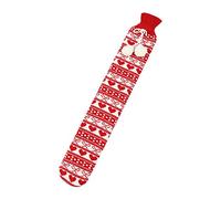 Funda de punto de felpa de 2000 ml, bolsa de agua caliente larga antiquemaduras, calentador de manos para dormitorio, oficina, hogar, bolsa de agua caliente, calor eléctrico