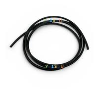 Funda de PVC de 3 mm para cable eléctrico de 1 m, tubo de aislamiento de cable para protección de cables eléctricos, automóviles, marinos, bricolaje, negro, marrón, azul, gris, verde/amarillo, tierra