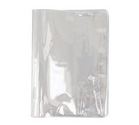 Funda de PVC transparente para álbumes de recortes, ideal para planificadores de hojas sueltas, cuadernos, cuadernos, fundas rígidas, con cremallera, libros de texto, carpetas para amantes de los