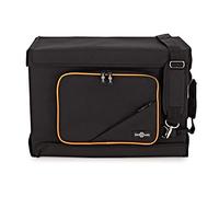 Funda de Rack 3U 19" de Gear4music | Construcción de Marco Rígido, Asa de Transporte y Correa de Hombro, Bolsillo de Accesorios, Ligero y Portátil