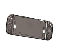Funda de repuesto adecuada para consola de juegos Switch 2, carcasa protectora para consola de juegos Switch2, accesorios transparentes (negro transparente)