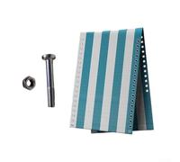 Funda de repuesto compatible con sillas Zero y tumbonas de playa al aire libre de 160 x 43 cm, incluye herrajes (rayas de pavo real)