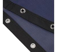 Funda de repuesto para asiento de columpio de jardín, 64 x 197 cm, tela impermeable resistente para sillas reclinables al aire libre, color café (azul marino A)