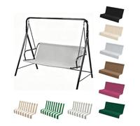 Funda de Repuesto para Asiento de Columpio Tela Oxford Gruesa 600D Recambio Balancin Jardin Impermeable, Resistente a los Rayos UV para Porche Patio Exterior,Gray-168×56×56cm