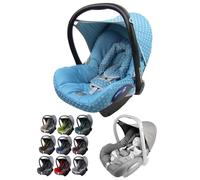 Funda de repuesto para capazo de bebé, compatible con Maxi-Cosi CabrioFix, juego completo de fundas de asiento de 6 piezas con almohadillas para cinturón de seguridad, capota y reposacabezas