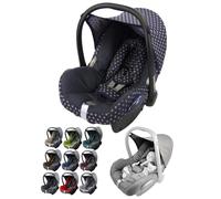 Funda de repuesto para capazo de bebé, compatible con Maxi-Cosi CabrioFix, juego completo de fundas de asiento de 6 piezas con almohadillas para cinturón de seguridad, capota y reposacabezas