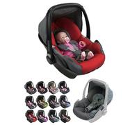 Funda de repuesto para capazo de bebé, compatible con Maxi-Cosi Pebble, juego completo de fundas de asiento de 5 piezas con acolchado para cinturón de seguridad, capota y reposacabezas (jaspeado