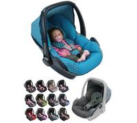 Funda de repuesto para capazo de bebé, compatible con Maxi-Cosi Pebble, juego completo de fundas de asiento de 5 piezas con acolchado para cinturón de seguridad, capota y reposacabezas (estrellas