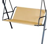 Funda de repuesto para columpio de jardín, funda de asiento para columpio de Hollywood, tela Oxford 900D, para exteriores de 2 y 3 plazas (caqui: 138 x 50 x