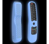 Funda de repuesto para control remoto MR21GC para LG AN-MR21GA / AN-MR21GC Magic Remote Control con funda de silicona azul que brilla en la oscuridad.