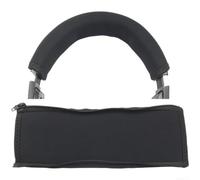 Funda de repuesto para diadema Audio Technica M50X M40X M30X MSR7 - Cojín protector elástico para la diadema fácil de instalar, color gris (negro)