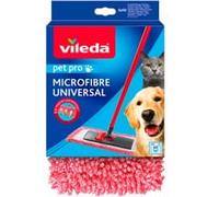 Funda de repuesto para fregona Pet Pro MICROFIBRE UNIVERSAL, Cubierta de la fregona rojo