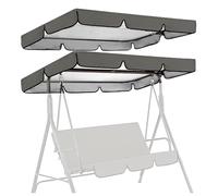 Funda de repuesto para hamaca de exterior, tela de buey impermeable y resistente a los rayos UV, tela recubierta de plata 210D, toldo universal para muebles de patio, toldo universal para silla