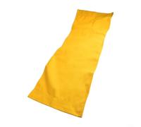 Funda de repuesto para silla de playa para tela de poliéster para sillón reclinable, muebles de patio, kit de reparación de tumbonas para jardín al aire libre, uso de camping (amarillo)