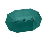 Funda de repuesto para sombrilla de playa de doble cara, tela triple de 4,6 m con 12 varillas resistentes a los rayos UV para una máxima protección solar y durabilidad