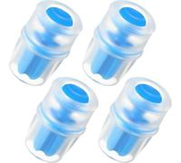 Funda de repuesto para válvula de mordida (paquete de 4), compatible con bolsas de agua, depósitos hidráulicos y válvulas de mordida para pa