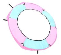 Funda de resorte para cama elástica y cojín de repuesto, protección multicolor para niños y adultos, varios tamaños (rosa, 1,5 m)