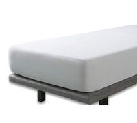Funda de rizo para colchón Velfont impermeable y transpirable de bambú, bambú, Weiß, 90x190/200cm