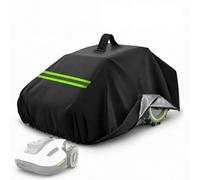 Funda de Robot Cortacésped para GARDENA SILENO minimo 2021-2026 | Ajuste Seguro Cubierta Exterior, Bloquea Lluvia Protector Impermeable, Resistente Tela Oxford Lona Jardín Elástica