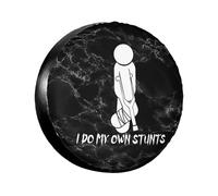 Funda De Rueda De Repuesto Hago Mis Propias Acrobacias A Prueba De Agua Universales Bolsas De Almacenamiento De Neumáticos, para Camionetas, Coche, Vehiculos, 15in