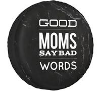 Funda De Rueda De Repuesto Las Buenas Madres Dicen Palabrotas. Personalizada Protector Solar Funda Rueda Repuesto, para Autocaravanas, SUV, Coche, 14in