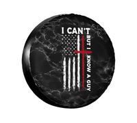 Funda De Rueda De Repuesto No Puedo, Pero Lo Sé, Tío Jesús Protector Solar Personalizada Suave Caso Protector, para Remolques, Vehiculos, Coche, 14in