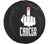 Funda De Rueda De Repuesto Que Le Den Al Cáncer con Cordón A Prueba De Agua Cubierta De Rueda, para Vehiculos, Coche, Camionetas, 14in