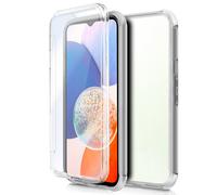 Cool Funda de Silicona 3D para Samsung A145 Galaxy A14/A14 5G (Transparente Frontal + Trasera)