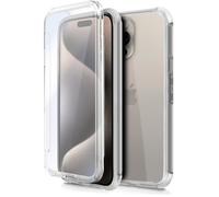 Funda de Silicona 3D para iPhone 15 Pro Max Frontal + Trasera (Transparente) - COOL