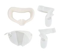Funda de Silicona 4 en 1 VR para 2, Cubierta de Lente VR, Almohadilla Facial, máscara, cojín Facial, Cubierta de Agarre, Antideslizante, Resistente al Sudor, Accesorios de
