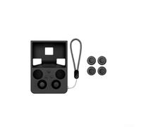 Funda de silicona a medida compatible con ANBERNIC RG 477V con integración sin costuras y agarre antideslizante (negro)