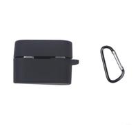 Funda de silicona a prueba de caídas para Sony WF-1000XM6: Protector de cuerpo completo con - Absorción de golpes Rojo (Negro)