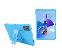 Funda de Silicona a Prueba de Golpes Compatible con Lenovo Chromebook Duet 11 (11M889) 11" 2024 Tablet Case Soporte Ajustable Funda(Blue)