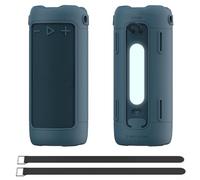 Funda de silicona a prueba de golpes para altavoz Jbl Grip con tela resistente al desgaste y agarre cómodo en color negro para protección de viaje (azul)