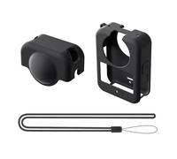 Funda de silicona a prueba de golpes para cámara 360, antiarañazos, cuerpo completo con adaptador de liberación rápida