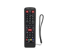 Funda de silicona a prueba de golpes para control remoto Samsung BN59 01315B BN59 01315A BN59 01199F (negra)