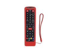 Funda de silicona a prueba de golpes para control remoto Samsung BN59 01315B BN59 01315A BN59 01199F (roja)