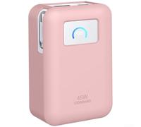 Funda de silicona Anker para batería externa nano de 45 W, 10000 mAh, elegante funda protectora antiarañazos para cargador portátil (rosa)